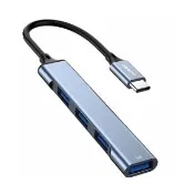 【XUNDD 訊迪】四合一多功能 USB-C HUB集線器 USB-A3.0 筆電擴充轉接器