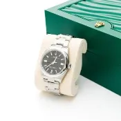 【ROLEX 勞力士】Oyster Perpetual 36 腕錶(黑色錶面)