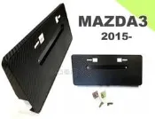 小亞車燈改裝＊全新 MAZDA3 馬自達3 2017 2018 2019 20 年 卡夢紋路 大牌 下移 套件 車牌下移