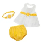 (店+)【Baby 童衣】兒童夏季套裝 女寶寶夏日向日葵無袖上衣+PP褲+髮飾 32022