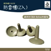 OHO 防雷帽 軍綠/蒂芬妮藍【野外營】2入裝 避雷帽 露營 帳篷