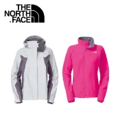The North Face 女 GT WIND PRO兩件式外套《灰白桃紅》F13P-WHT/兜帽/防水/防/悠遊山水
