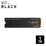 WD 威騰BLACK 黑標 SN850X 1TB Gen4 NVMe PCIe SSD固態硬碟【無散熱片】