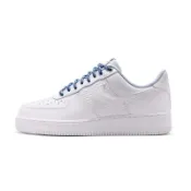 Nike Air Force 1 '07 Lv8 編織 青花瓷 皮革 經典 休閒鞋 白藍 男鞋 IW1892-111