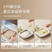 【台灣出貨】鈦炒酸奶機迷你製冰家用小型冰淇淋機六一小朋友禮不鏽鋼炒冰機