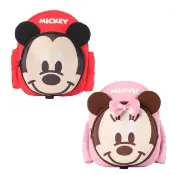 【Disney 迪士尼】米奇米妮兒童防走失後背包/正版授權(附前胸扣、可拆卸防丟牽繩/超輕減壓/後背包/雙肩包)