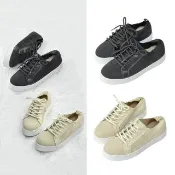【FUFA Shoes 富發牌】透氣網布鬆緊休閒鞋-黑/杏 8083L(女鞋/休閒鞋/網布休閒鞋/襪套鞋)