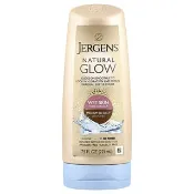 【iHerb】Jergens, 自然之光，濕皮膚緊雅保濕乳，適合中等至深膚色，7.5 液量盎司（221 毫升）