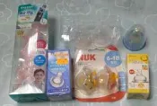 (j24)全新各式奶嘴~優生拇指型安撫  nuk 防脹氣 ....合售~