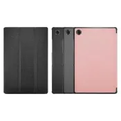 【Metal-Slim】Samsung Galaxy Tab A8 10.5吋 SM-X200/X205 2022(高仿小牛皮三折磁吸站立皮套)
