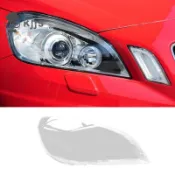 汽車前大燈罩燈罩燈罩大燈鏡頭蓋適用於 S60 2009-2013 右