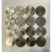 49年59年60年61年62年63年64年65年67年1元壹圓不流通硬幣絶版稀少，阿紅3珍藏的錢幣大出清