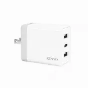 KINYO 雙USB+Type-C充電器 CUH-5355