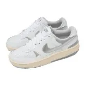 Nike 休閒鞋 W Gamma Force 女鞋 白 皮革 厚底 增高 運動鞋 HQ1674-100