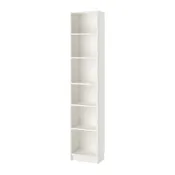 【IKEA 宜家家居】BILLY 書櫃, 白色, 40x28x202 公分