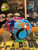 台中皇欣!! AGV 最新款內建墨片輕量化半罩安全帽 ORBYT MISANO 2014 手掌!! 免運費!