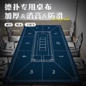 ✨ 臺灣發貨/免運✨德州撲克專用靜音桌布方形籌碼打牌墊子棊牌室撲克牌臺布可定製
