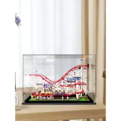 (店+)適用樂高大型過山車積木亞克力展示盒10261 透明收納盒手辦防塵罩