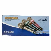 E 平台 【Heidi KTV工程專用麥克風 有線麥克風(線不可拆式) HI-200 / HI200】 適合專業卡拉OK營業場所 避免拉扯造成接頭鬆脫 操作方便 音源穩定 有線麥克風 HI-200 營業用麥克風