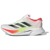 (店+)【adidas 愛迪達】JQ2554 adidas Adizero Boston 12 舒適百搭減震耐磨透氣 低幫 馬拉松訓練長跑跑步鞋 女款 白色 愛迪達女鞋 運動鞋女 女鞋