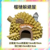 ★爬蟲新樂園★[台灣現貨]可愛水果造型躲避屋 榴槤躲避屋 火龍果躲避屋 橡果躲避屋 樹酯材質 無毒無害 蜥蜴 守宮 蛇
