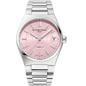 【CONSTANT 康斯登】Highlife粉紅佳人自動上鍊機械套組錶/34mm(FC-303LP2NH6B)