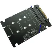 【限時下殺】SATA M.2 SSD轉SAS，NVMe M.2 NGFF SSD轉SFF-8639 U.2轉接卡