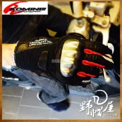 三重《野帽屋》日本 KOMINE GK-817 智慧型觸控手套 防摔 防水 冬季 短版 護塊 GK817 。黑紅