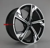 【員林 小茵 輪胎 舘】新款 類AUDI 原廠樣式 19吋 鋁圈 5孔112 8.5J ET35 黑車面