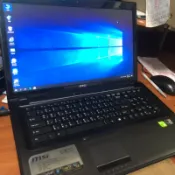 速達二手電腦msi cx70電競筆電 i7 ssd 高階獨顯win10 gta pubg