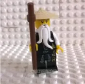 【型模客】lego 樂高 幻影忍者 njo026 人仔 吳大師 黑龍服版 2507 2521