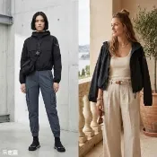 【CANADA GOOSE】CANADA GOOSE 再生尼龍輕盈連帽外套(女款/黑)