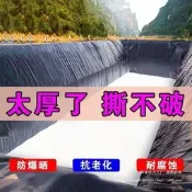【嚴選好物】魚塘防滲膜蓄水池土工膜魚池專用加厚防水布黑色薄膜水池膜防水布