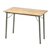 【IKEA 宜家家居】KOMPISHÄNG 書桌/工作桌，綠色 松木，100x55 公分