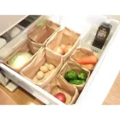 (店+)【春子家】日本製 牛皮紙袋 蔬果保存袋 冰箱收納 牛皮平口紙袋 牛皮立體袋 牛皮食品袋 牛皮袋 食品袋 麵包袋 烘培紙袋