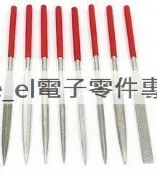 超硬耐磨金剛石砂小銼刀鋼銼什錦木工合金銼刀 三角半圓工具套裝4*160圓形