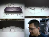 【信義計劃眼鏡】夏利豪 CHARRIOL 光學眼鏡 法國製 彈簧方框 金屬下無框琺瑯款 搭配皮包項鍊手鐲耳環手鍊別針皮夾