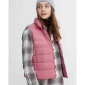 （已售出 無貨 勿拍）uniqlo 粉色 輕薄 輕量 羽絨背心外套 女 XL碼（背1）