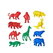 動物模型  (軟質) 120pcs 或 40pcs(分裝包) 或 動物組分類盤 教具  USL 遊思樂 附QRCode產