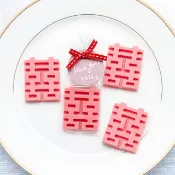 草莓大囍字巧克力(滿百份可免費印名字) 婚禮小物 二進禮 送客禮