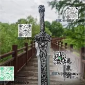兒童軟膠寶劍完據適合男孩得夜光唐刀模型劍可背皮鞘龍泉劍