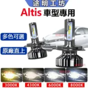 兩顆【阿提斯 Altis】專用LED大燈 頭燈 超亮 直上式 遠近燈 霧燈 前照燈 車燈9005 9006 H11燈泡