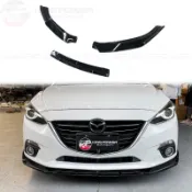 KP擎利國際 14-16 馬自達 Mazda 3 KP款 三件式前下巴 亮黑/水轉印 四五門通用 實體店面