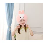 ❤️台灣現貨❤️【單一款】兔子頭套 叢林小白兔 造型帽 變裝帽 裝飾 聖誕節交換禮物 尾牙春酒派對表演 搞怪【開立發票】