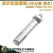 8公分(胖) 白鐵螺絲 凸頭壁虎 膨脹螺栓 外牙壁虎 螺栓 擴張螺絲 五金 高張力螺絲 MIT-SUSS8T 螺絲