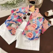 2026夏季男童度假風短袖花襯衫 沙灘印花網紅款超搶眼 透氣舒適清爽好穿 寶寶穿上帥氣滿分 輕鬆穿出夏日渡假氛圍