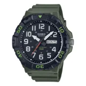 CASIO卡西歐 軍綠大錶面指針錶(MRW-210H-3A) / 考試錶