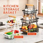 Multi Layer Fruit Basket Vegetable Onion Condiments Snack St