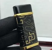 Cartier打火機附原裝盒！說明書！金雲紋！二手品、極新！非Zippo、Dunhill、Dupont