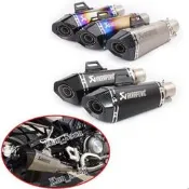 台灣現貨/摩托車機車改裝XMAX 250臺蠍排氣管通用SMAX155卡夢排氣蠍子管六角小阿魯 CBR150 MSX12